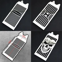 motorcycle steel skull radiator grill cover guard protector for honda shadow vt600 vlx600 vlx400 steed 600 400 1988 2007