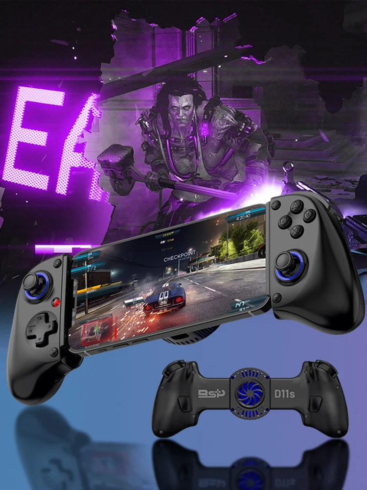 D11S охлаждающий игровой контроллер с поддержкой Turbo/двойной вибрации BT 5 2 геймпад
