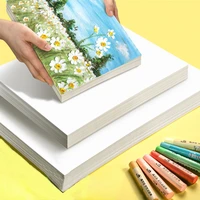 50pcsa4a5 oil painting stick special paper 200g thickened multi specification sketch graffiti exercise book blank drawing paper