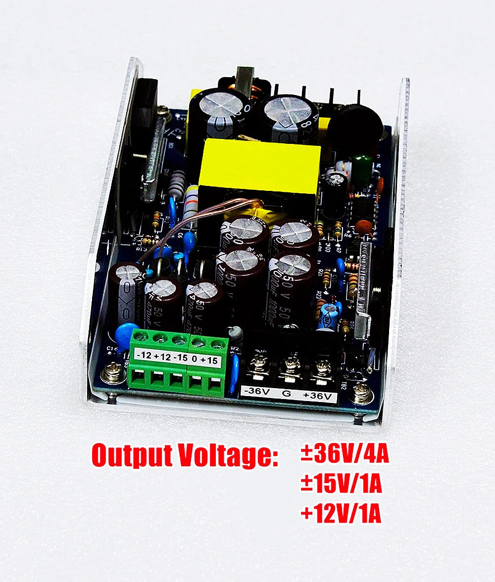 

Импульсный источник питания для усилителя 300Вт 5-выходный