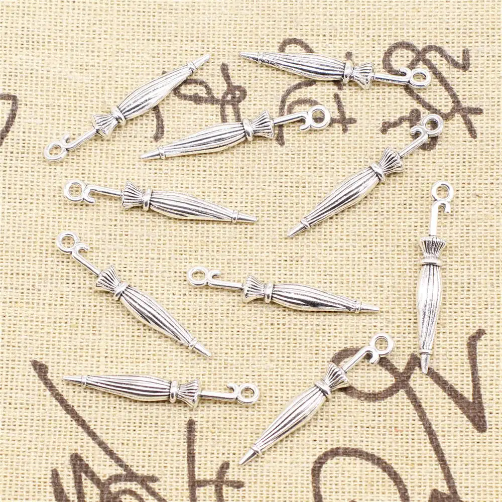 

Подвеска для ногтей в виде зонта 5x35 мм 10 штук