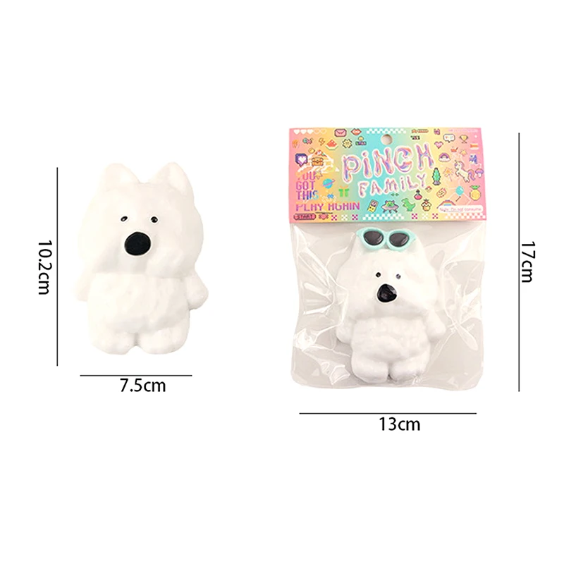 1 шт. милые кавайные мягкие куклы для собак West Highland Pinch Joy сжимаемая игрушка снятия