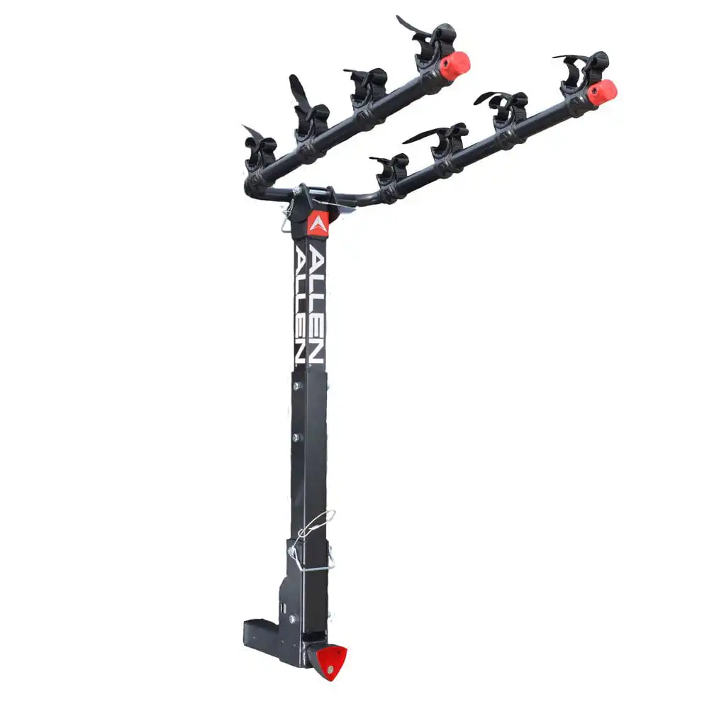

Deluxe Locking Quick Install 4- Hitch Mounted Bike Rack Carrier, 542QR