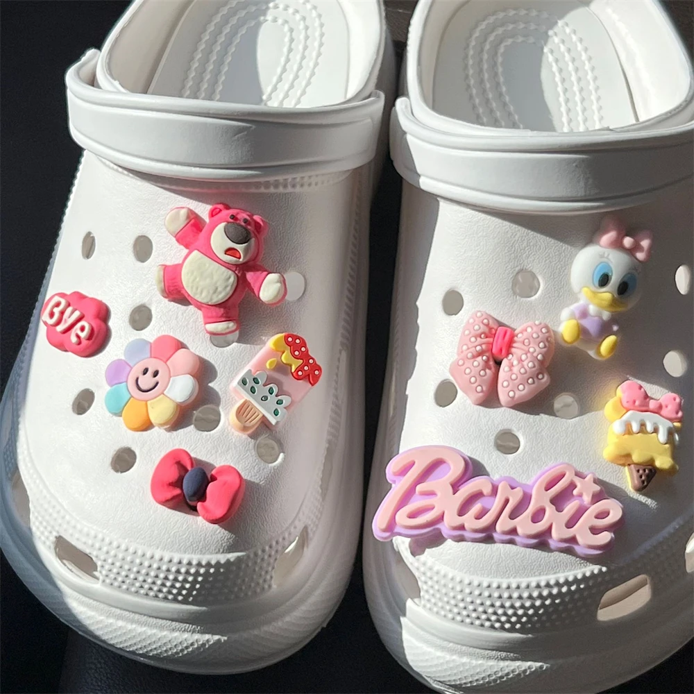 

7 Sets Of Popular Cute Jibz Cartoon Characters Croc Charms Shoe Accessories Fashion Trend Sandal Decoration