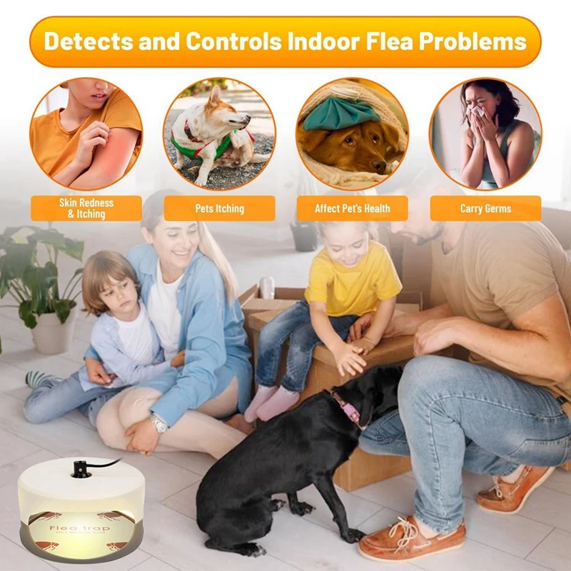 2 шт. блоховые ловушки для внутреннего дома ловушка насекомых в помещении с