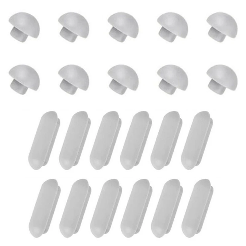 

Toilet White Bumper Toilet Lid Accessories Top Cover Cushion Toilet Suction Replacement