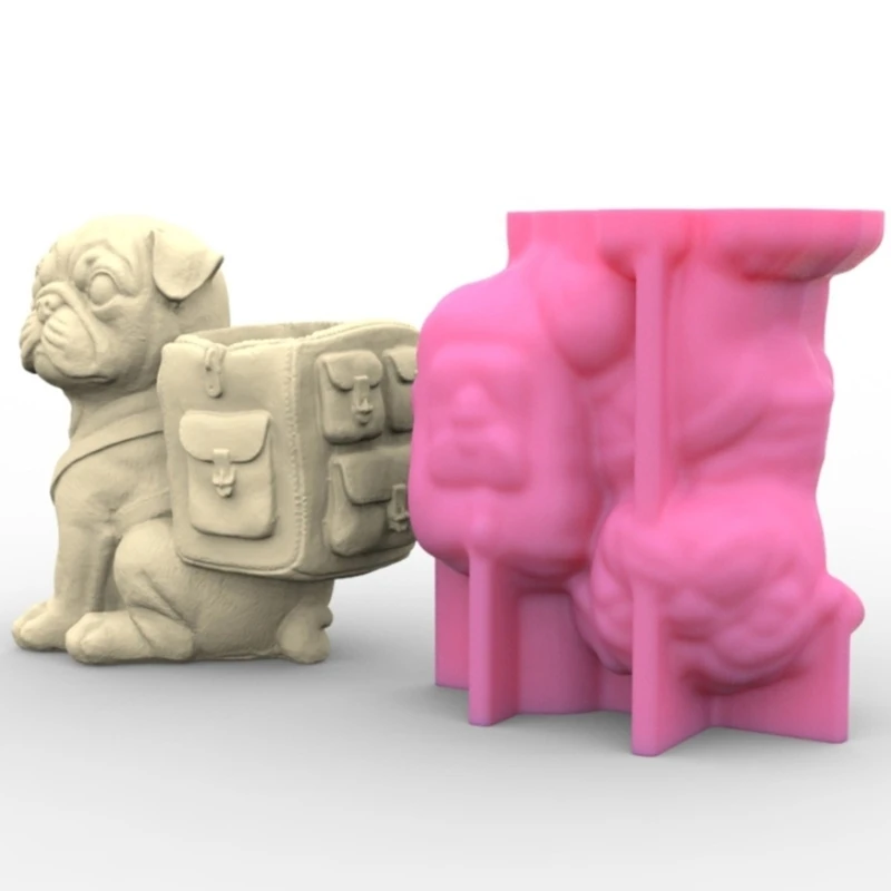Уникальная силиконовая форма 3D формы для цветочных горшков милые держателей