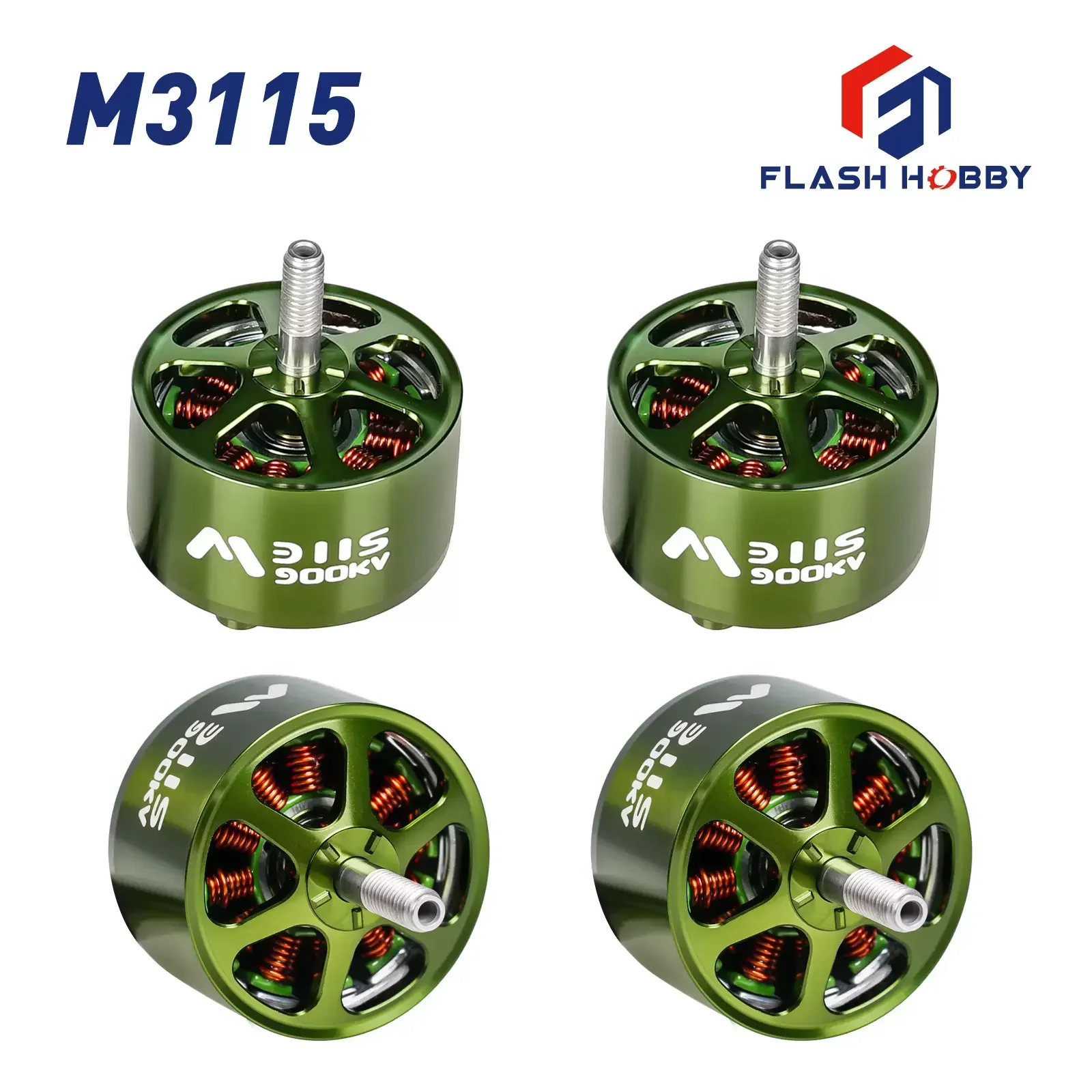 FLASHHOBBY Mars M3115 Бесщеточный двигатель 900KV 3-6S LiPo для FPV Фристайл дальнего действия DIY