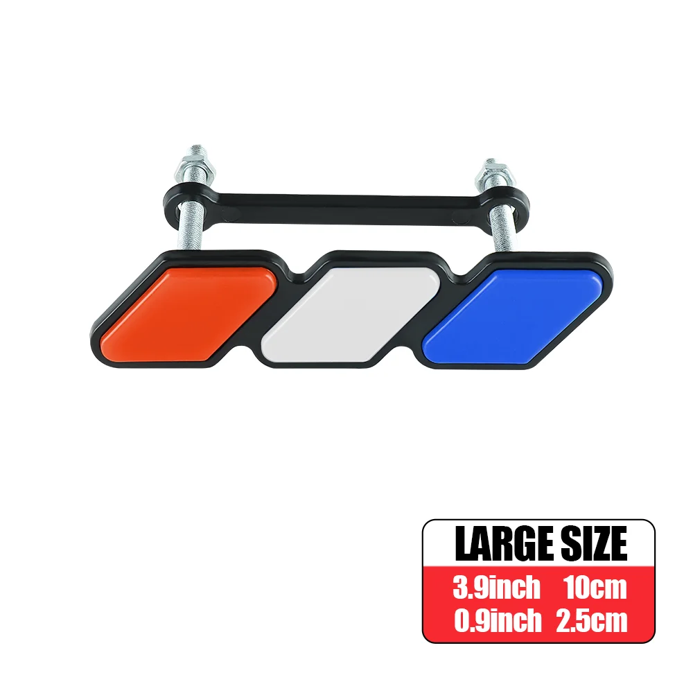 

Трехцветный 3D ABS значок передней решетки для Toyota Tacoma 4runner Tundra Rav4 Highlander, модифицированные аксессуары для автомобиля