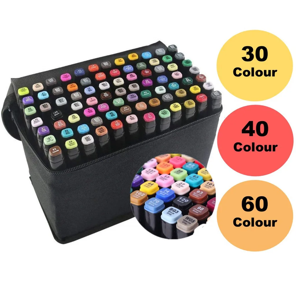 

Touch Art Markers Brush Pen Warna Drawing Art Supplies marker pen set Twin Tip Marker Pen color Pewarna