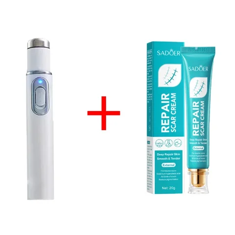 Лазерная ручка для удаления, секция ожогов, покрытие для кожи, травма, восстановление ушей, прыщей, различные шрамы, растяжки, хирургические шрамы