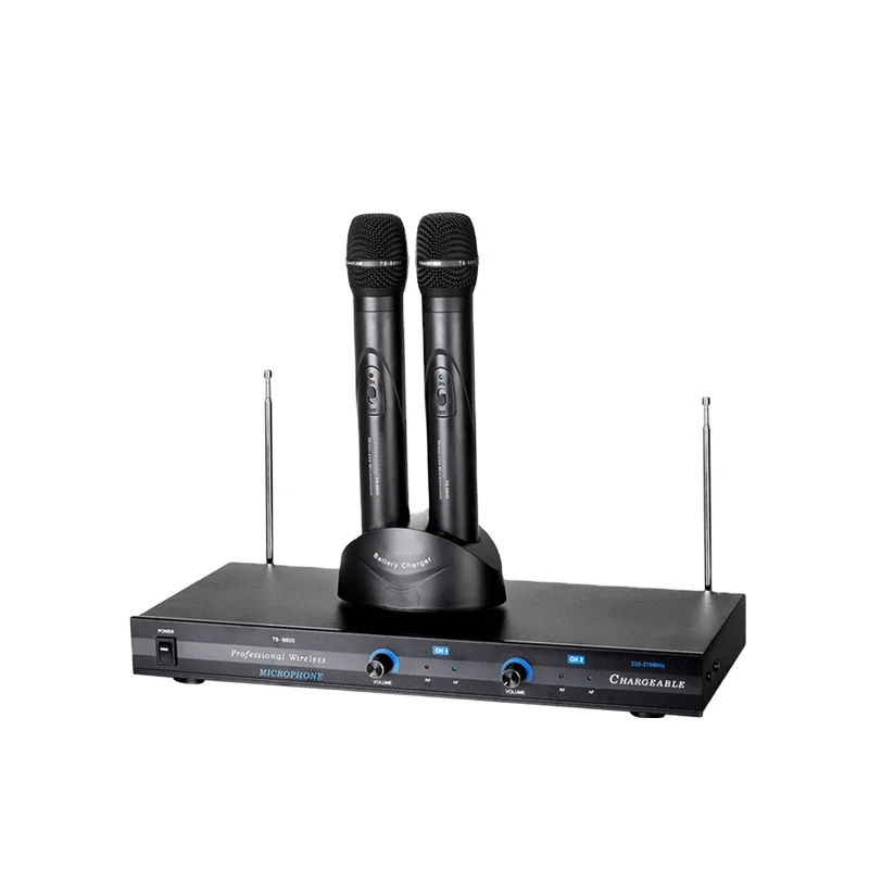 

Battery charger handheld skype mic wireless speaker microphone vhf