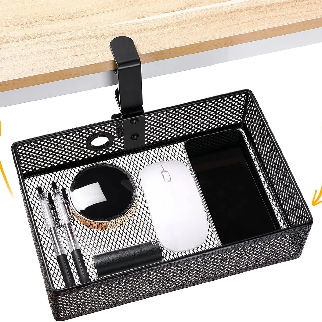 

Металлический вращающийся ящик для стола