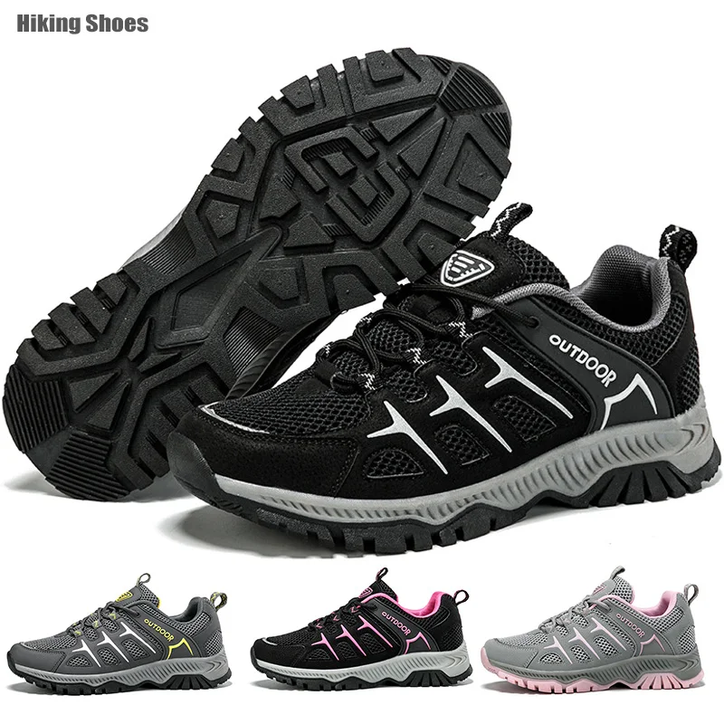 

Summer Hiking Shoes Men Women Mesh Breathable Casual Shoes Outdoor Lightweight Hiking Travel Shoes New High-Quality Sports Shoes