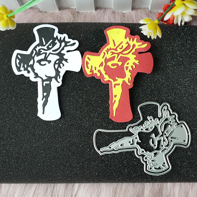 

New Jesus’s face Crucifix metal cutting die mould scrapbook decoration embossed photo album decoration card making DIY