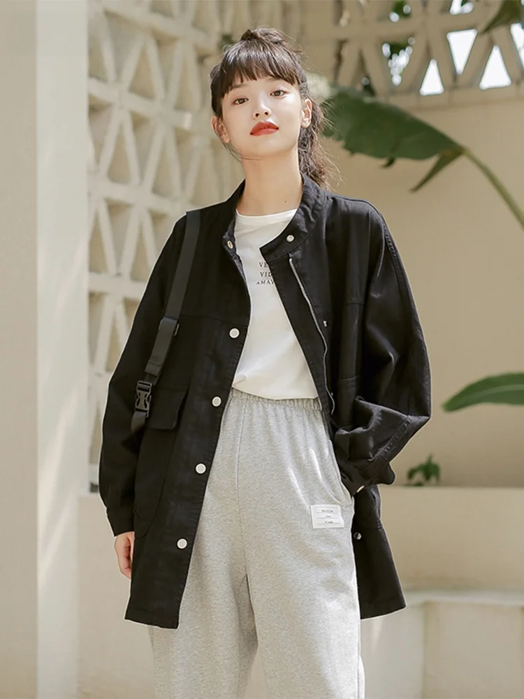 La Chabell 7M 2024 осенний модный простой уличный кардиган текстурированная лоскутная