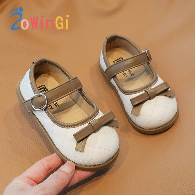 

Кроссовки детские для девочек, модная теннисная обувь с бантом, легкие, размер 21-30