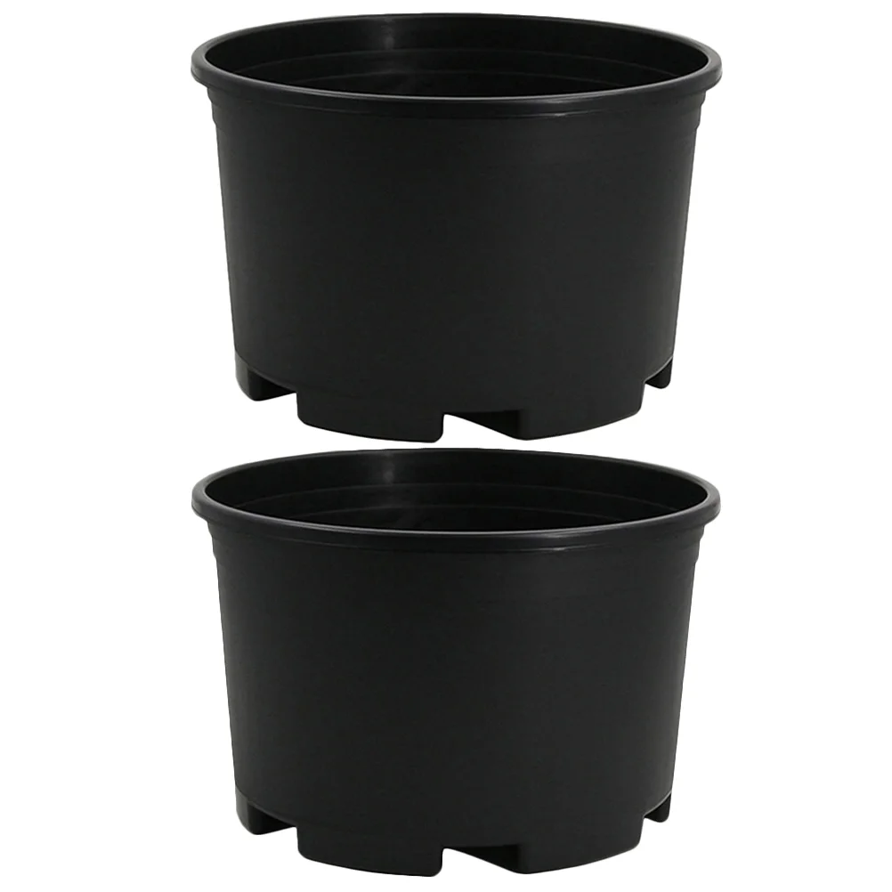 

Plastic Planter Flower Pot With Drainage Holes Large Size Plant Nursery Pot Succulent Pots Container Indoor Outdoor Garden Home