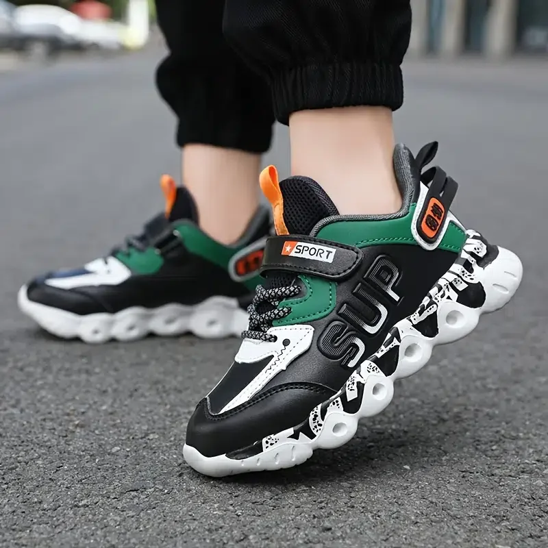 Children's Anti-skid Warm Running Shoes Soft Soled Sneakers Winter New