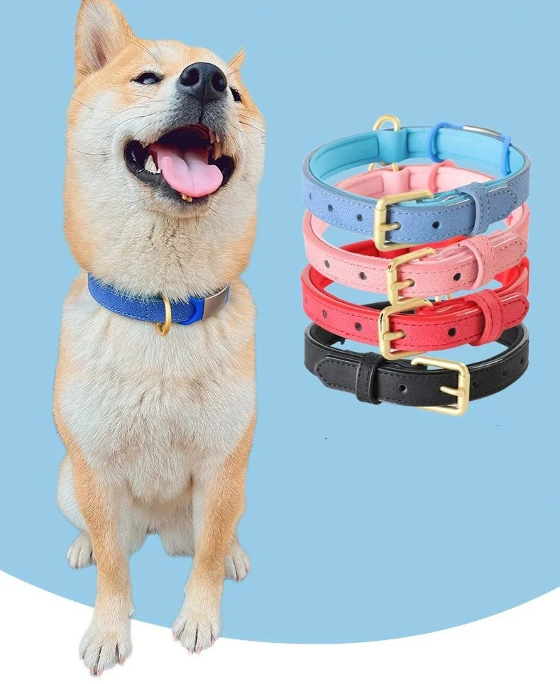 

Ошейник для домашних животных макарон, Цветная мраморная полоса, двухслойная хлопковая подкладка высокого качества, ошейник для собак, Зол...