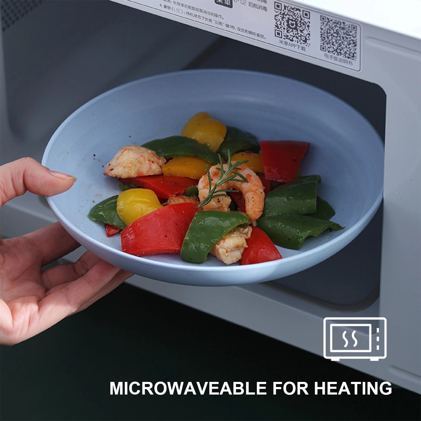 4 шт. пластины из пшеничной соломы многоразовая пластина небьющаяся кухонная