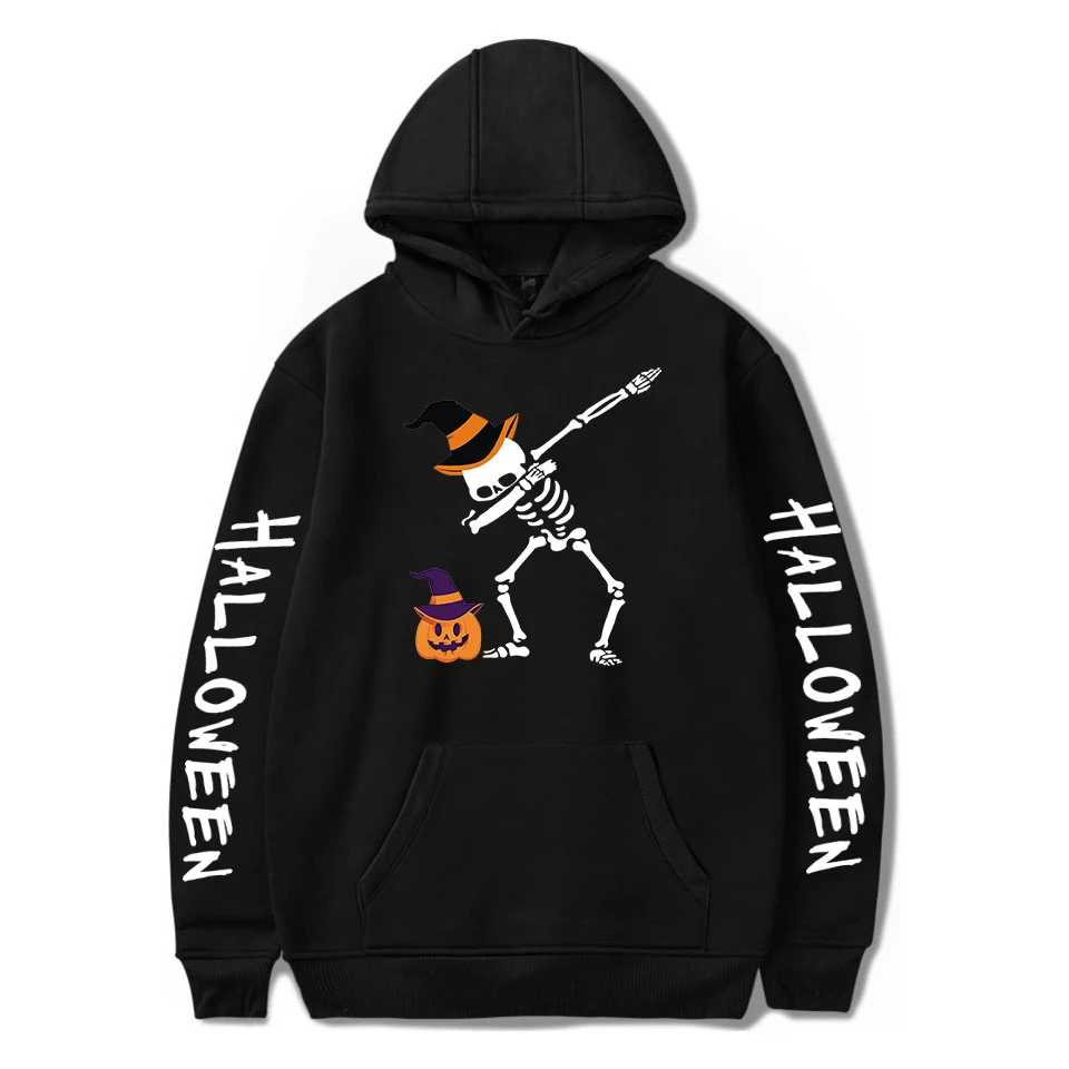

Новое поступление 2021 Толстовка со скелетом Мужская/женская готическая графическая страшная Толстовка Свитшот Devil Осенняя уличная одежда Ha ...