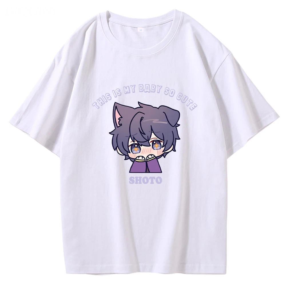 

Anime Shoto T Shirt Luxiem This Is My Baby So Cute Prints Cartoon Tshirt Cotton Summer Camiseta Women Tees Fashion Girl Harajuku
