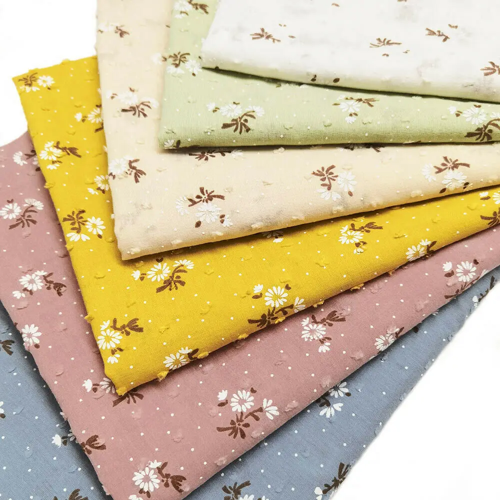 Пасторальная ткань с принтом ромашки