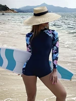 floral print high neck swimsuit
