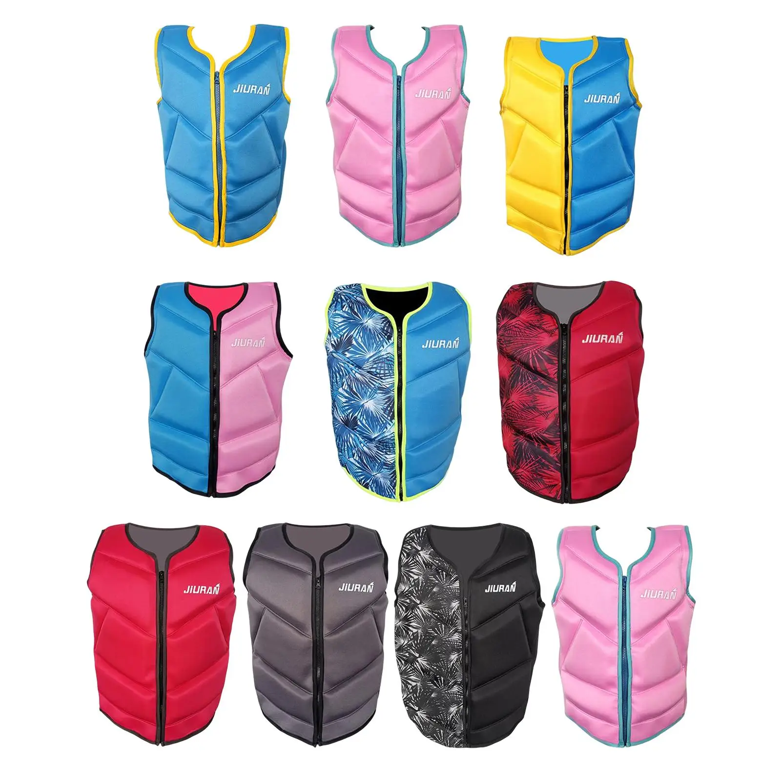 

Kids Life Jacket Zipper Closure Water Sports Vest Waistcoat Water Jacket Buoyancy Aid for Boating Surfing Kayak Fishing Child