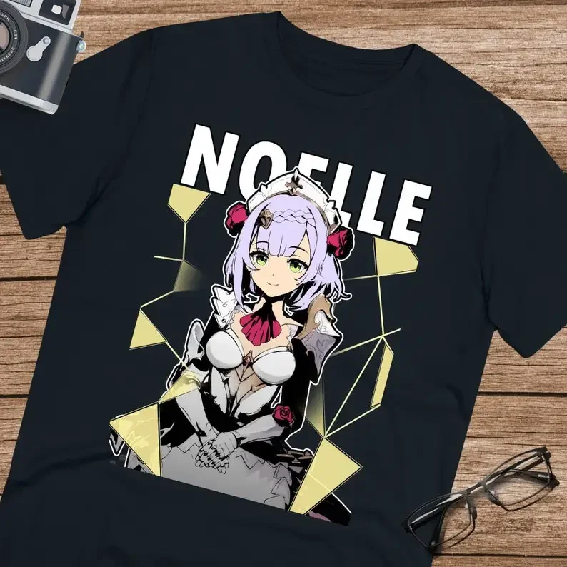 Фото Футболка унисекс Genshin Impact Noelle Art, ультра хлопок №1