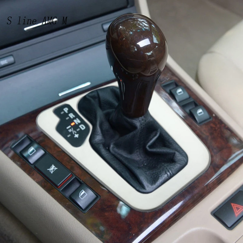 

Car Styling For BMW 3 Series E46 1998-2004 Car Console Gear Shift Panel decoration Cover Sticker Trim Auto Interior Accessories
