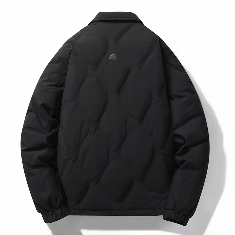 2022 Men Black Beige Green Khaki Puffer Basic Coats Winter Autumn Lightweight Thermal Puff Parkas Male Warm Quilted Jackets