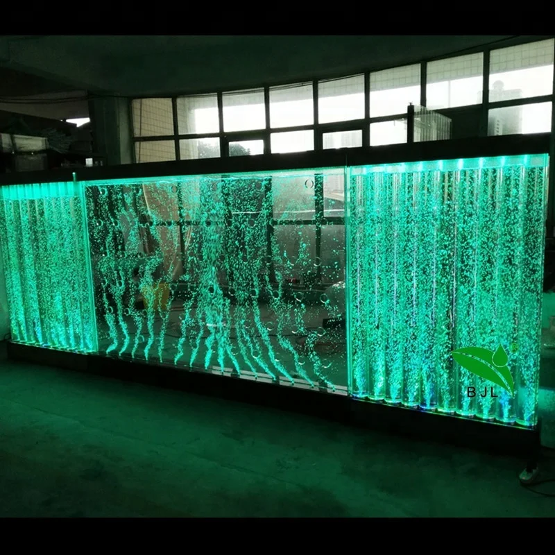 На заказ мебель для ресторана меняющая цвет RGB фотостена с водяными пузырями