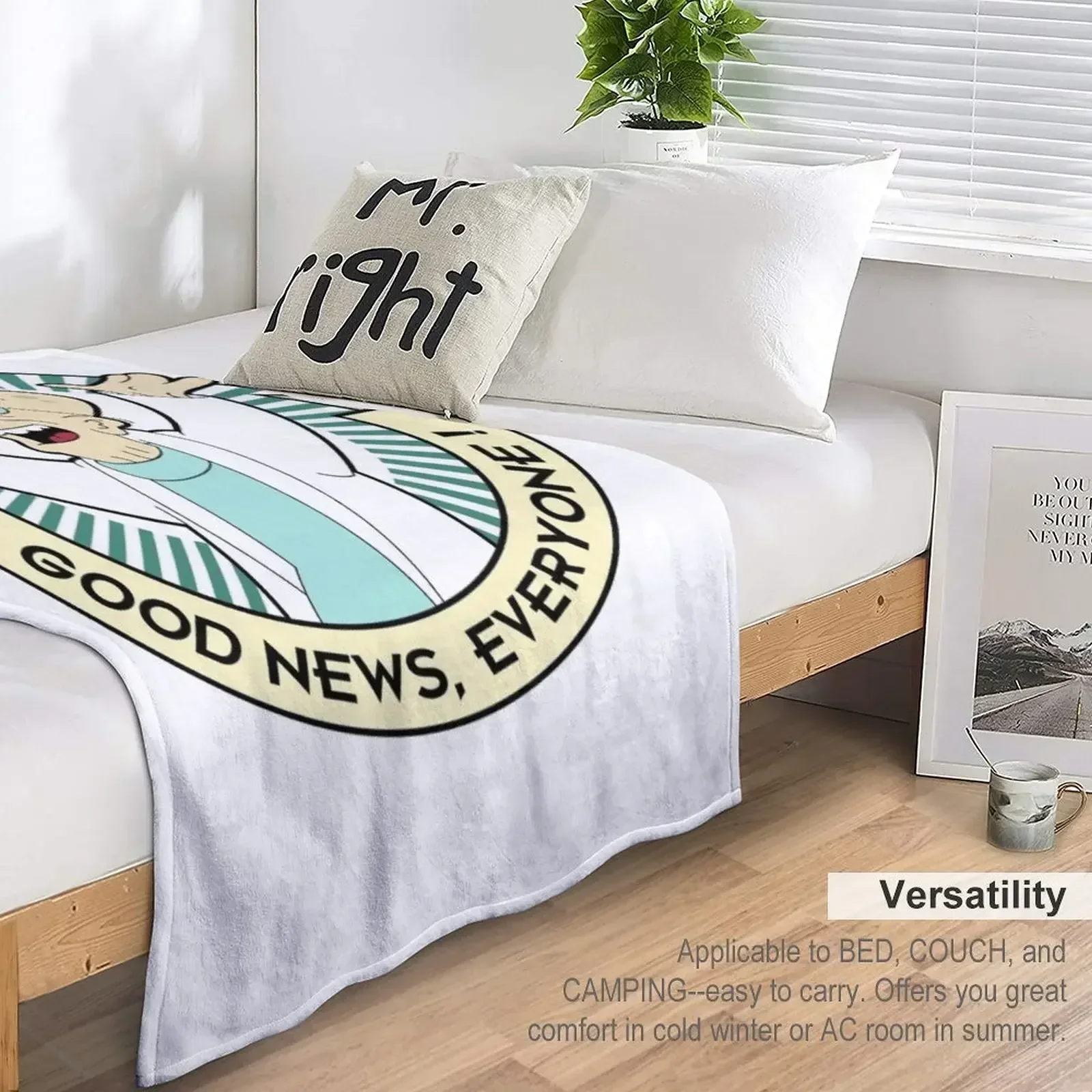 Профессор Фарсворт - Хорошие новости каждый! Одеяло Одиночные самое мягкие