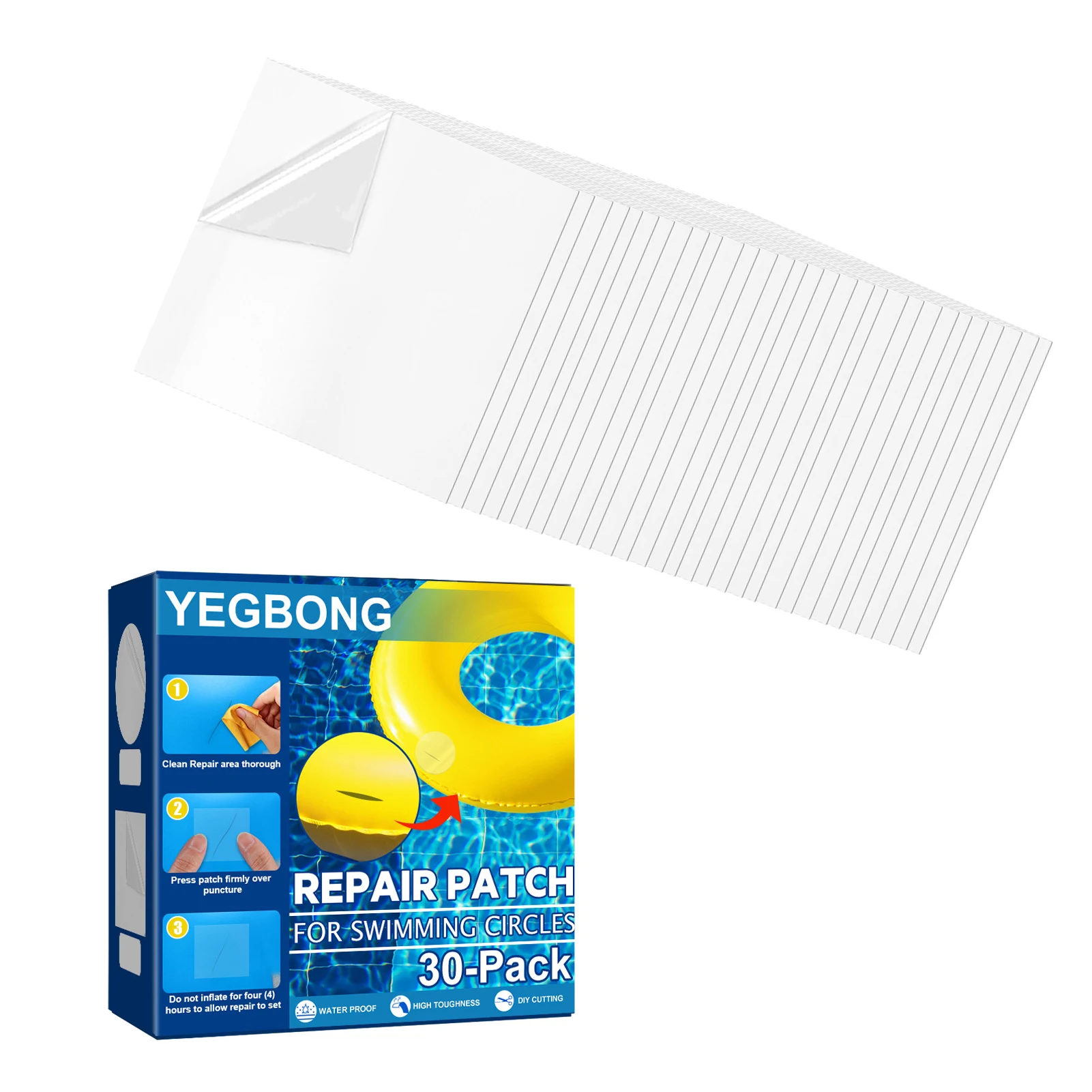 

Восстанавливаемая деталь для бассейна, 30 шт., детали для ремонта плавательных игрушек, патч для ремонта детских игрушек