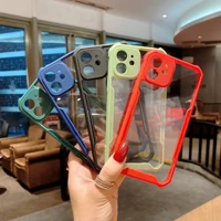 fashion simplicity transparent acrylic sperm hole case for iphone13 12 11 pro xs max x xr 6 7 8 plus shock and drop proof cover