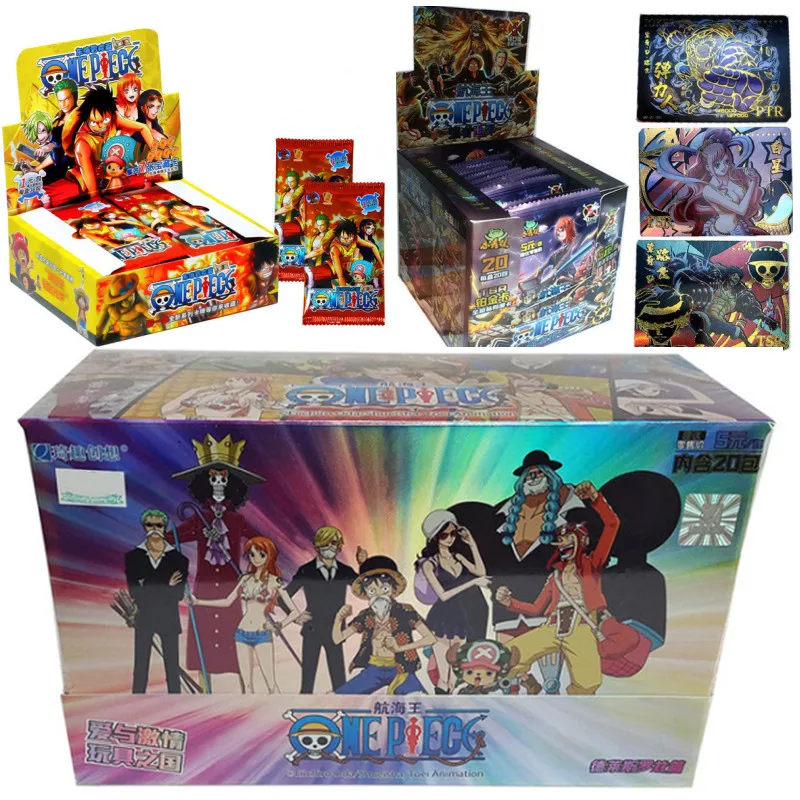 

2022 New Japanese Anime one piece rare cards box Luffy Zoro Nami Chopper bounty Collections ccg Card Game collectibles Child Toy
