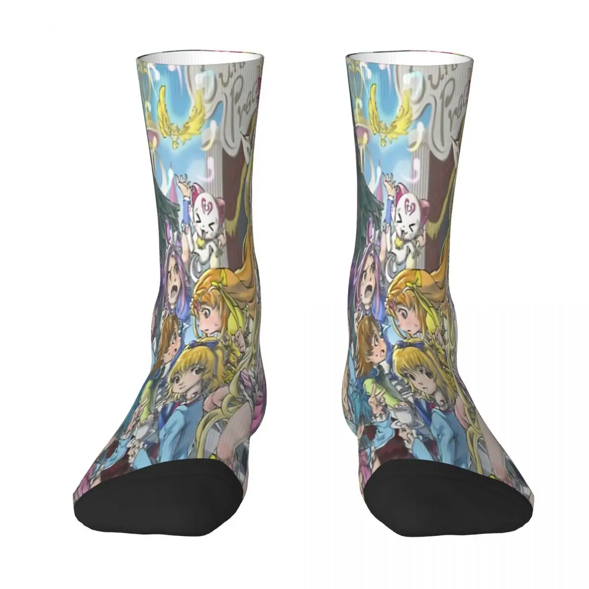 

Suite Cure Beat All In One Pretty Cure Precure Princess Anime Sock Socks Men Women Polyester Stockings Customizable Funny