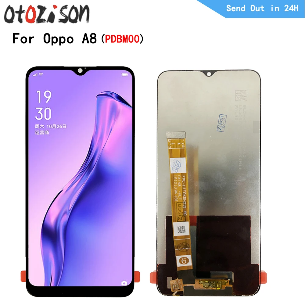 IPS-экран 6,5 дюйма для Oppo A8 PDBM00, ЖК-дисплей, экран, сенсорная панель, дигитайзер с рамкой в сборе для Oppo A8