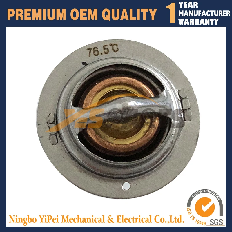 Фото 76.5 ℃   Термостат 8971606540   Для двигателя Isuzu 3LB1 3LD1 4LB1 4LC1 4LE1 4LE2 №3