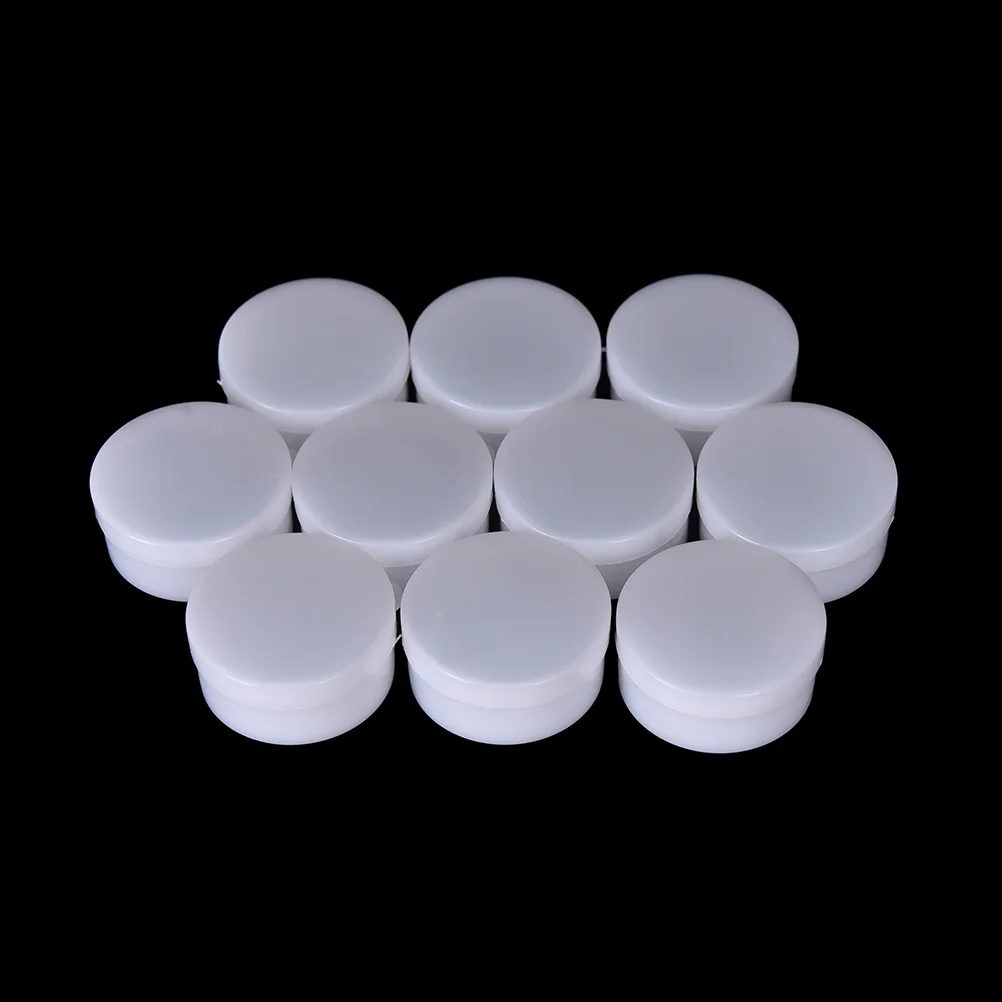 

10/50Pcs 10g Refillable Empty Cream Jar Makeup Sample Bottle Cosmetic Container Plastic Cosmetic Sample Jars Bottle