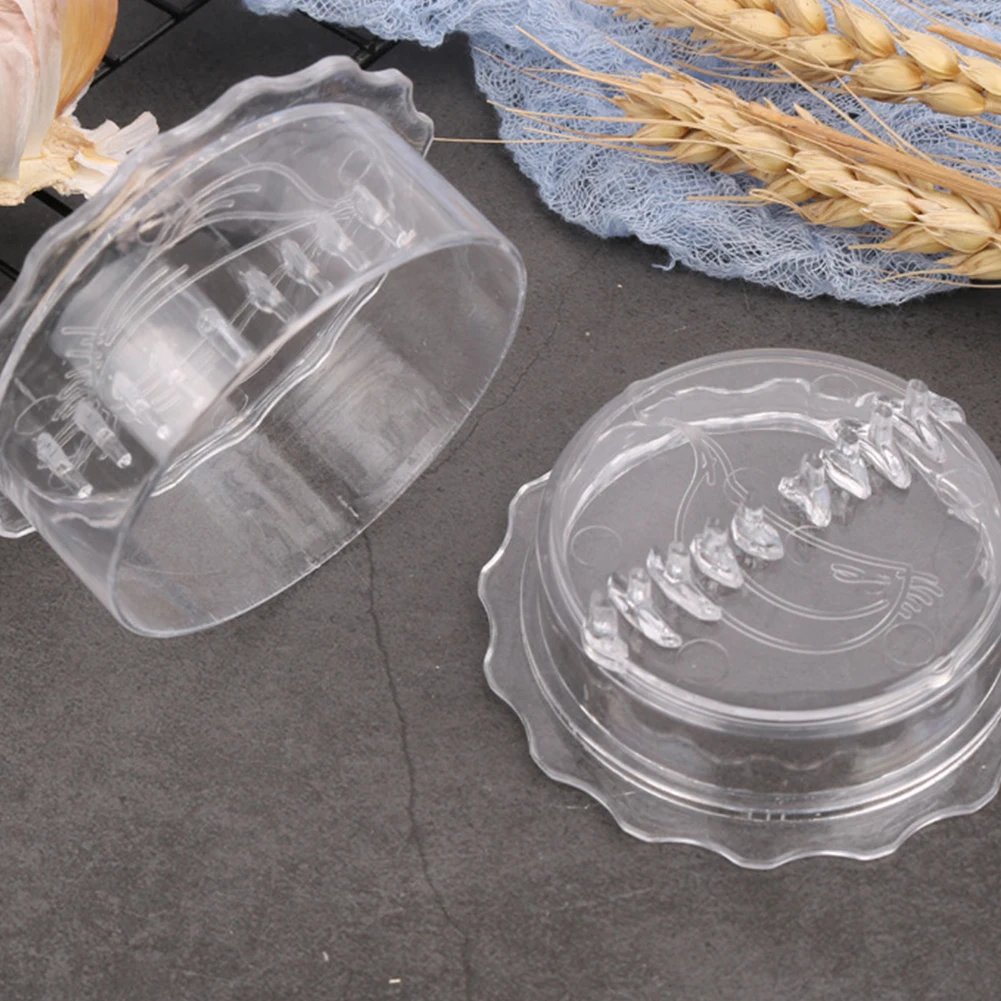 

Garlic Press Peeler Garlic Chopper Transparent Kitchen Tool Multifunctional Plastic Portable 1 Pc Gadgets Home