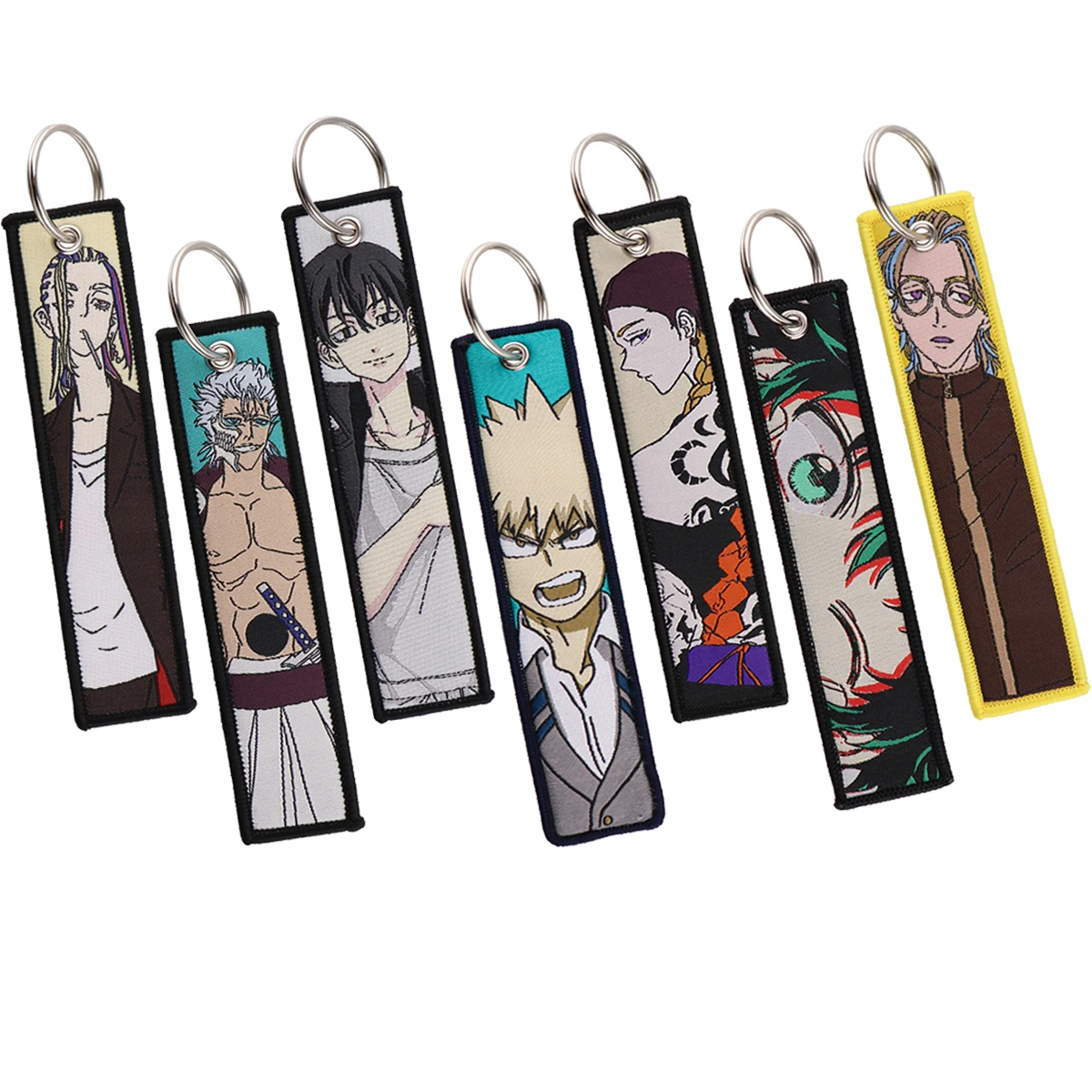 

My Hero Academia Anime Key Tag Keychains for Car Motorcycles Keys Holder Keyring Women Fashion Jewelry Accessories Gifts