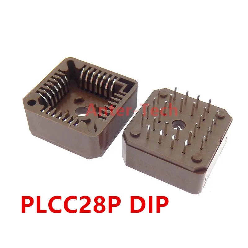 5 шт./лот PLCC IC socket PLCC32 PLCC44 PLCC68 PLCC84 SMD DIP PLCC Socket adapter Φ PLCC20 PLCC28