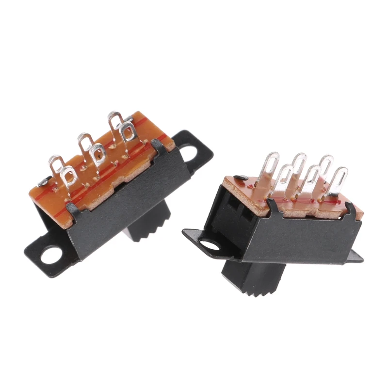 10 шт. SS22F32 6 контактов 2 положения DPDT вкл./вкл мини-ползунковый переключатель 0 5А