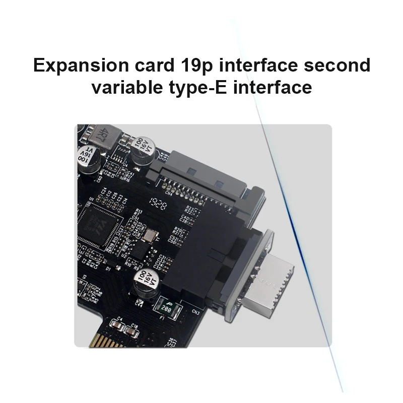 USB 3.0 20Pin/19P Header к Type-E A-Key 3 0 20-контактный адаптер для передней панели Type C Кронштейн