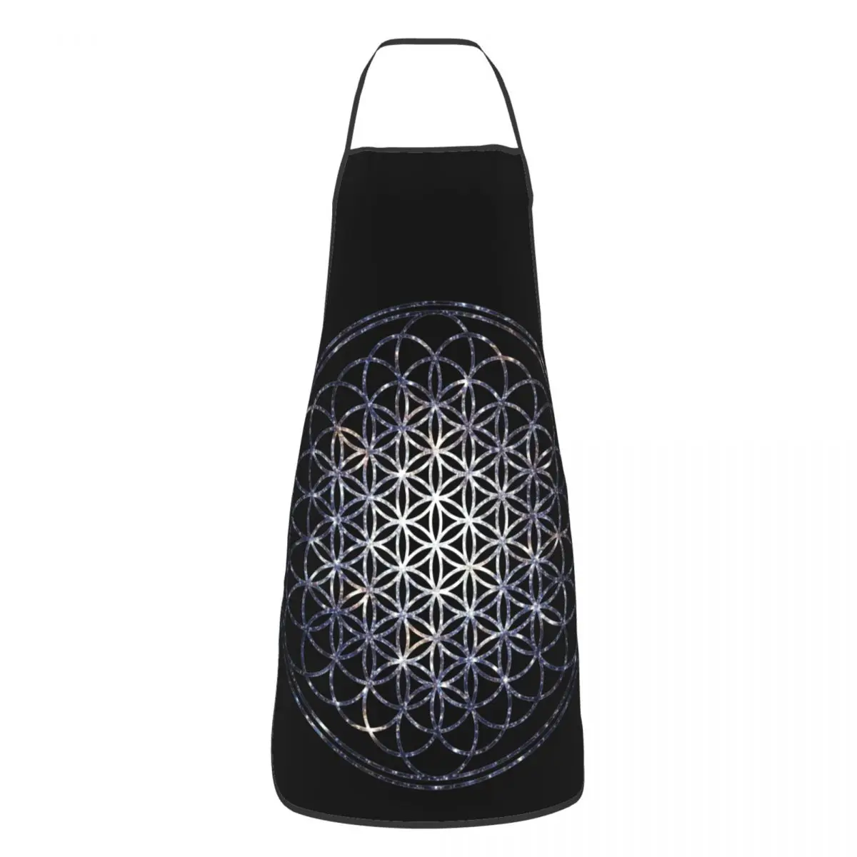 

Flower Of Life Sacred Apron Cuisine Cooking Baking Household Cleaning Gardening Mandala Aprons Cafe Antifouling Tablier
