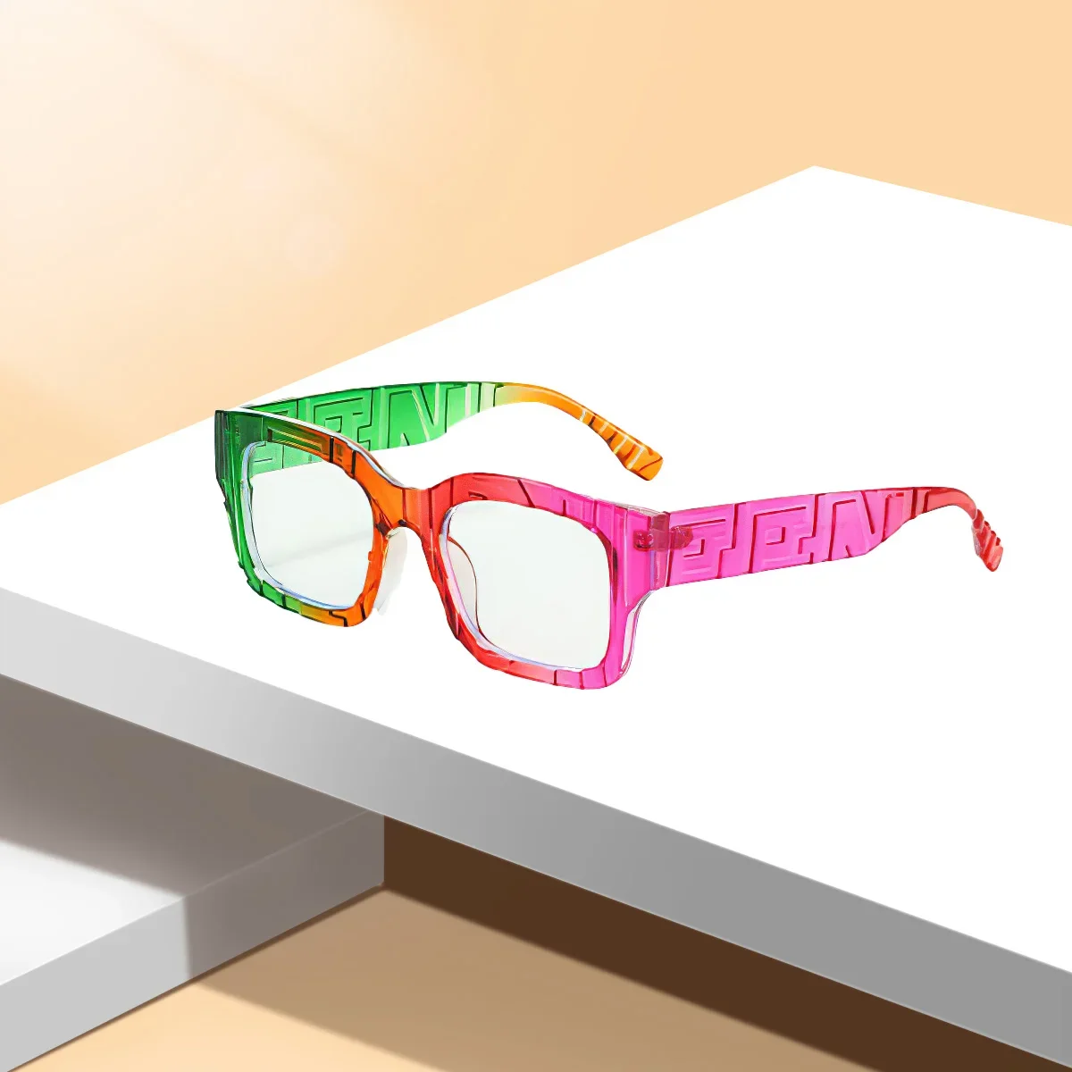 Женские винтажные квадратные солнцезащитные очки YuYing в оправе из сплава