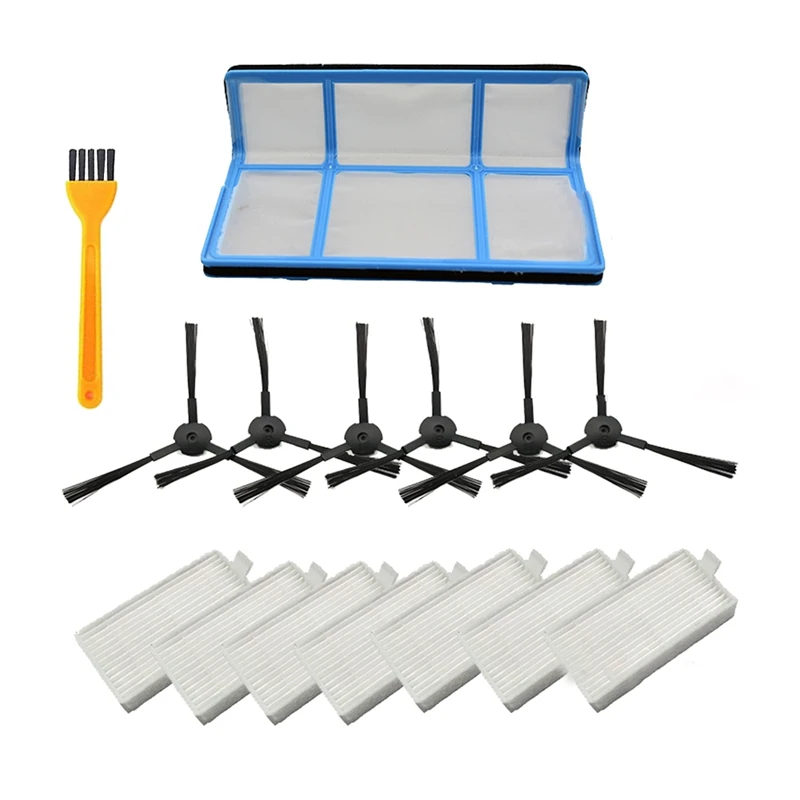 

Первичный фильтр для пылесоса, насадка для швабры, боковая щетка для Ilife V3, V5, V5S, V3S, V5S Pro, V50, X5, Hepa фильтр, боковая щетка